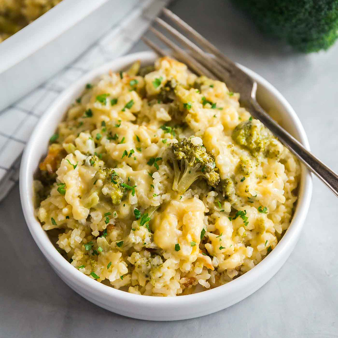 Riced Broccoli Recipes
 Cheesy Broccoli Rice Casserole Recipe