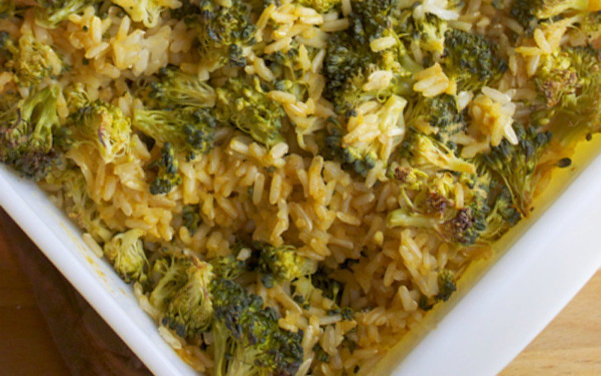 Riced Broccoli Recipes
 Easy Cheesy Broccoli and Brown Rice Bake [Vegan Gluten