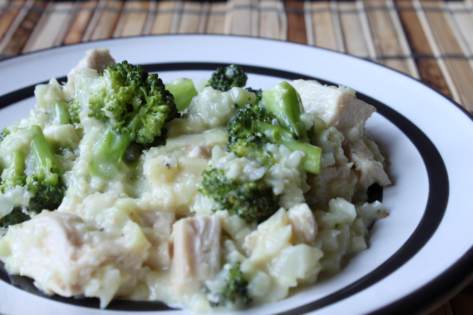 Riced Broccoli Recipes
 Chicken Broccoli & "Rice" Casserole