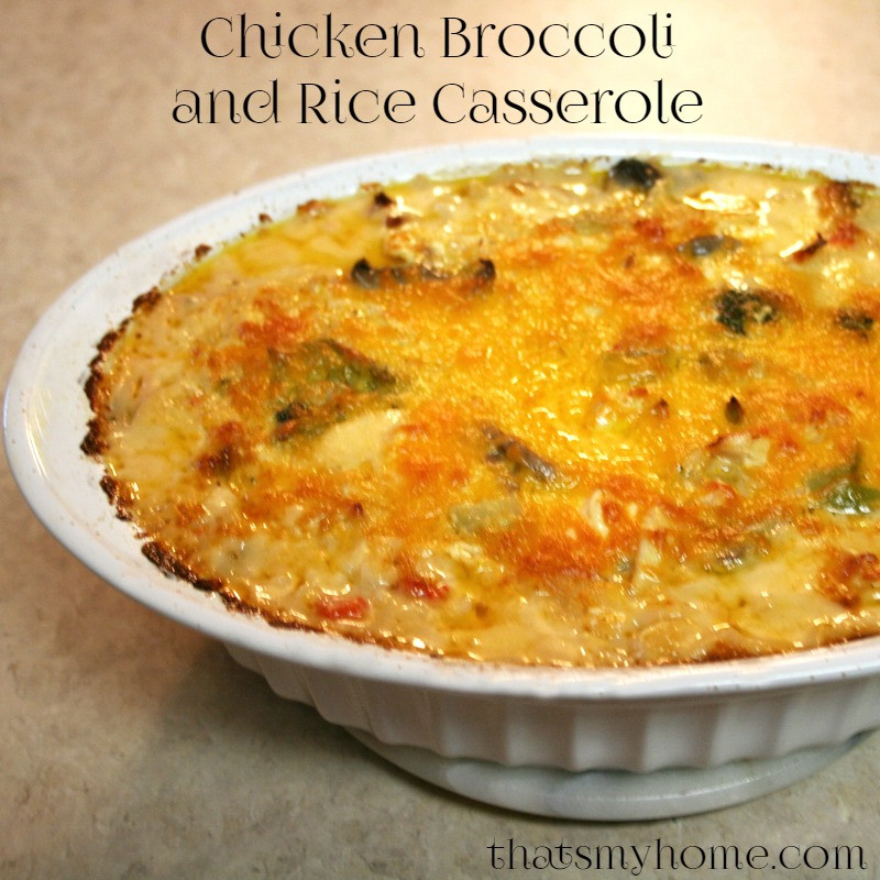 Riced Broccoli Recipes
 Chicken Broccoli and Rice Casserole Recipes Food and Cooking