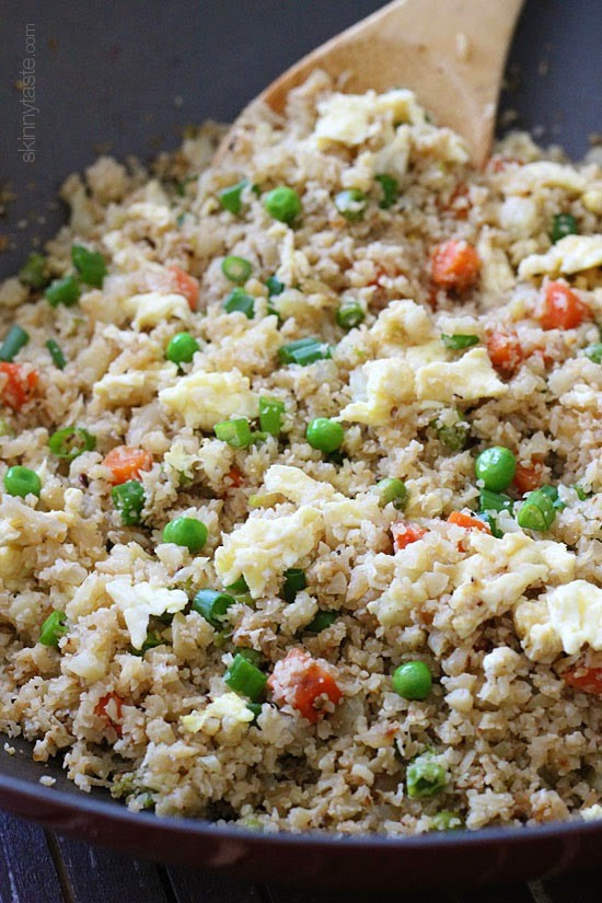 Riced Cauliflower Recipe
 Cauliflower "Fried Rice" Recipe