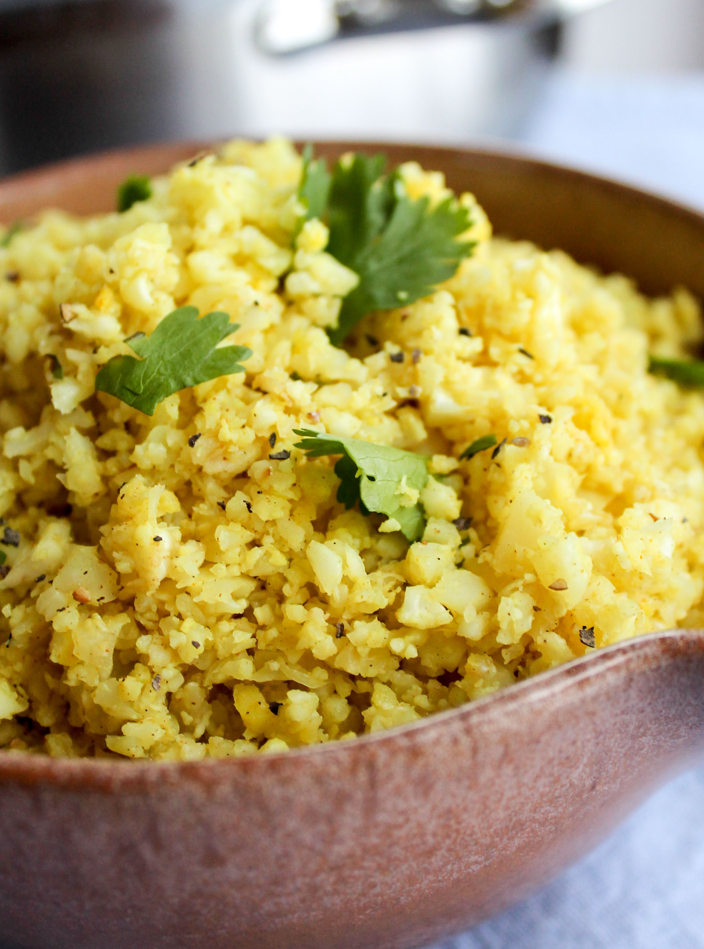 Riced Cauliflower Recipe
 Indian Spiced Cauliflower "Rice" The Food Charlatan