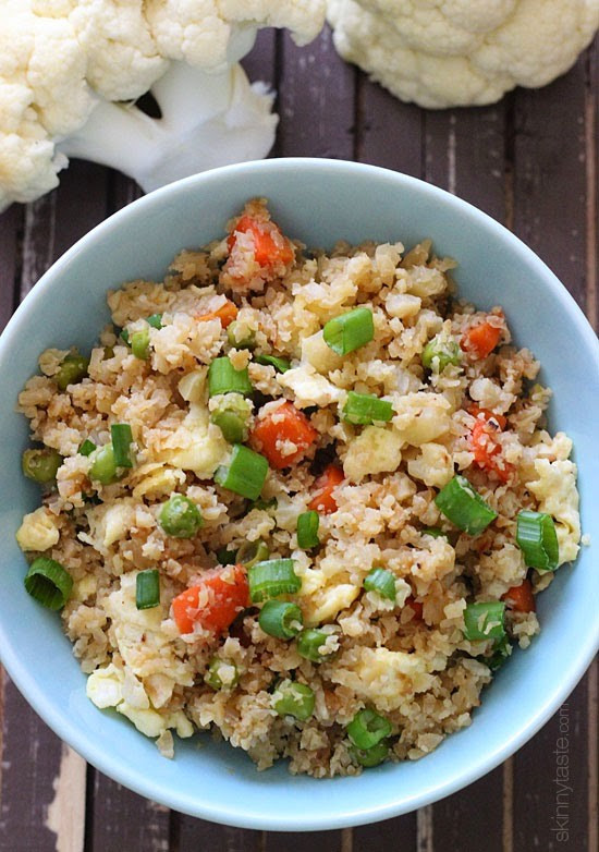 Riced Cauliflower Recipes
 Cauliflower "Fried Rice" Recipe