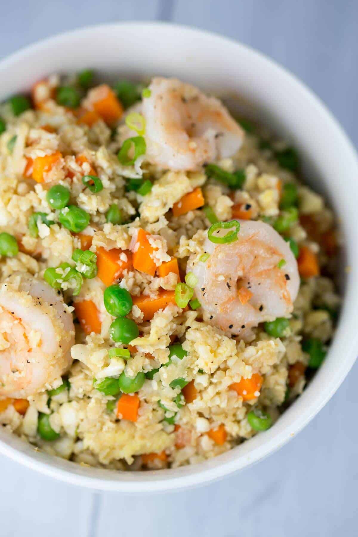 Riced Cauliflower Recipes
 Healthy Shrimp Fried Cauliflower Rice Bowl