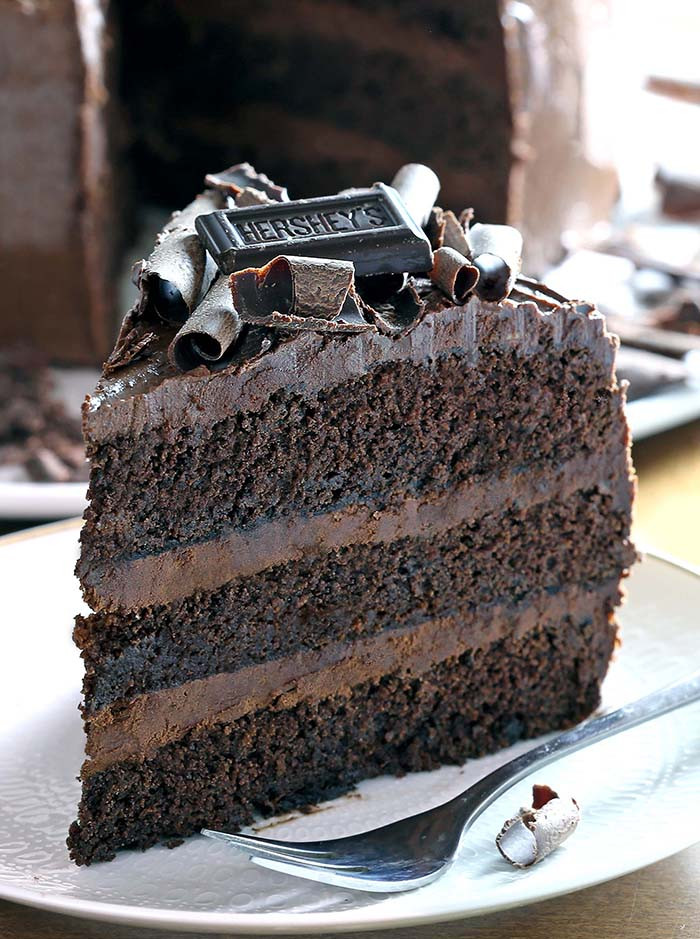 Rich Chocolate Cake
 Dark Chocolate Cake Cakescottage