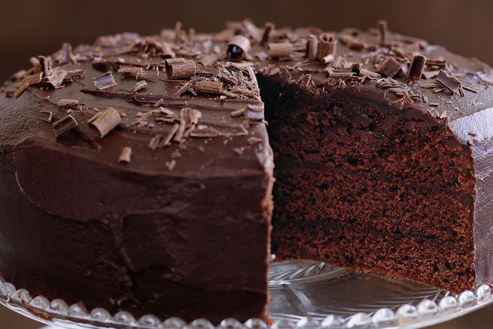 Rich Chocolate Cake
 Rich chocolate fudge cake