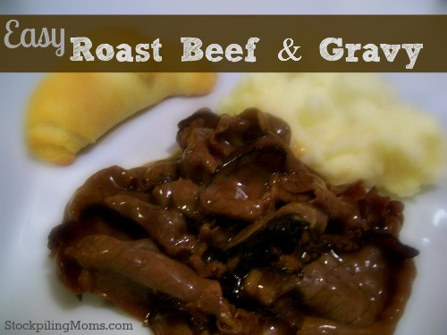 Roast Beef Gravy
 Easy Roast Beef & Gravy