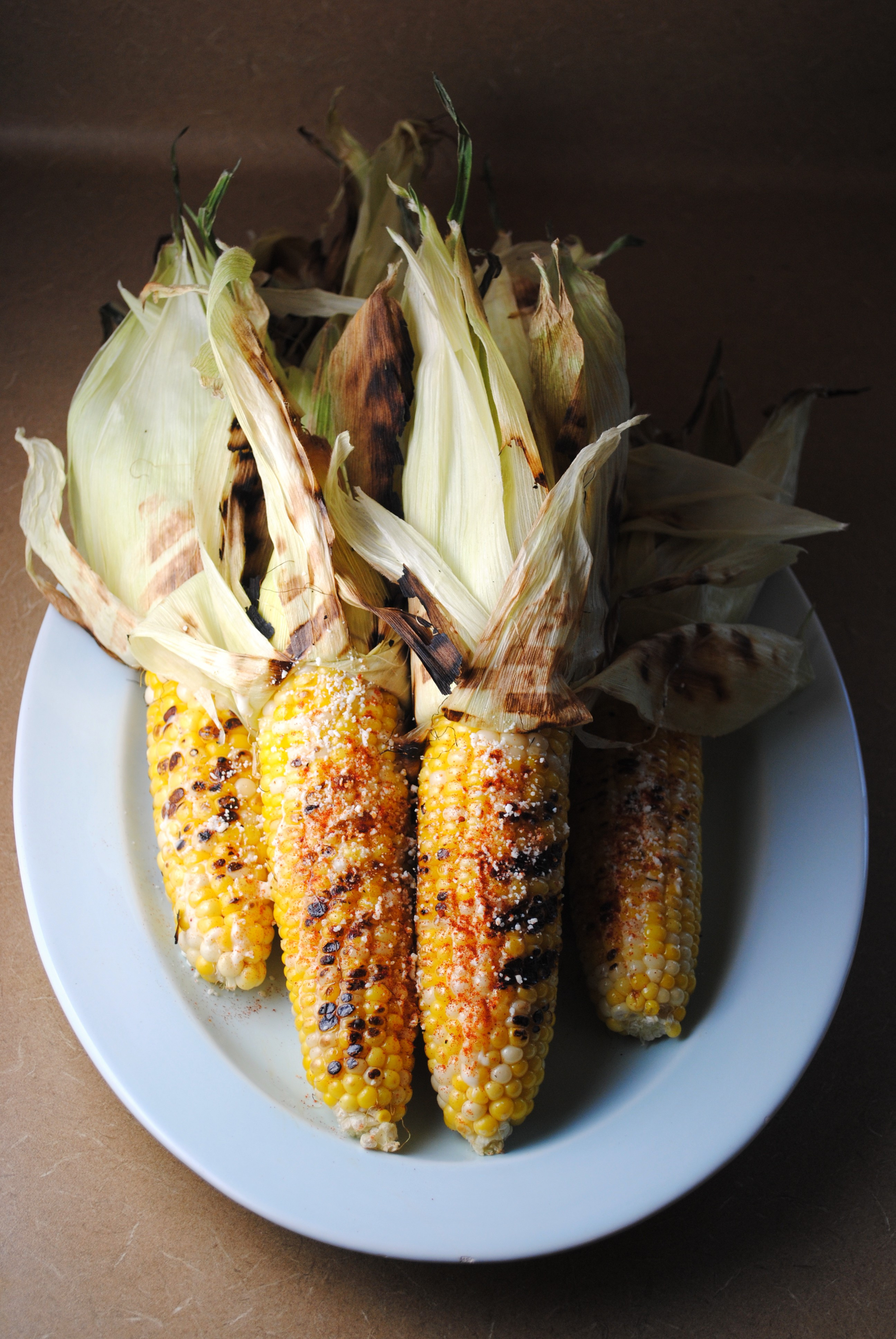 Roast Corn On Grill
 Roasted Corn