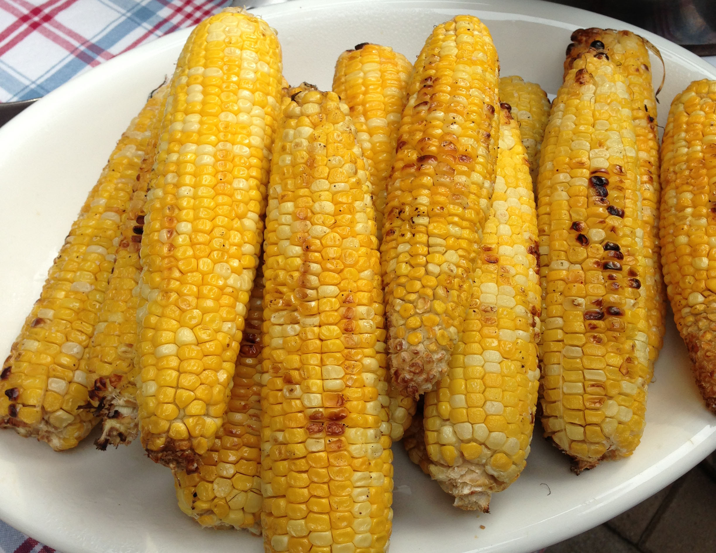 Roast Corn On Grill
 Grilled Roasted Corn