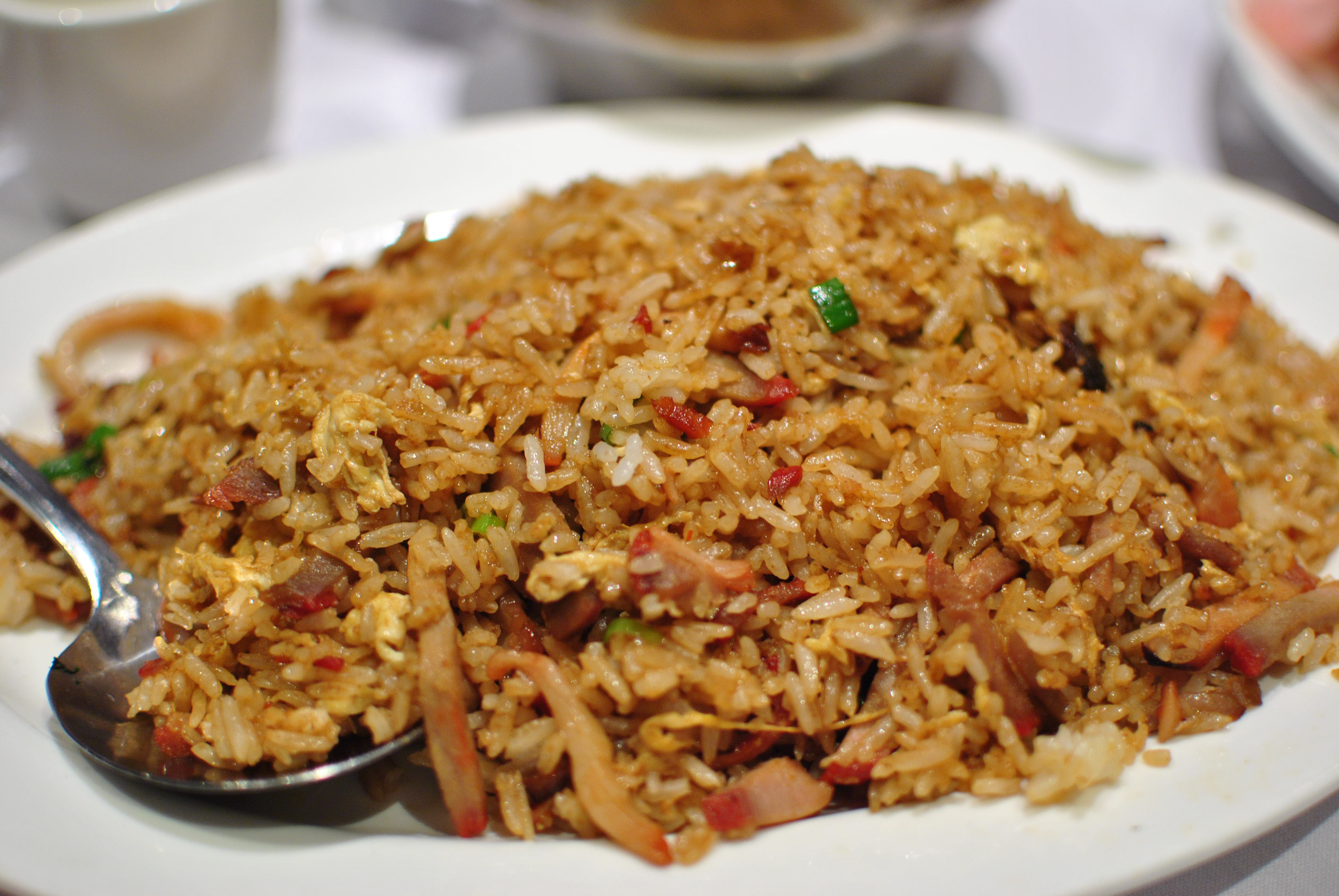 Roast Pork Fried Rice
 Fried Rice Two Fat Bellies