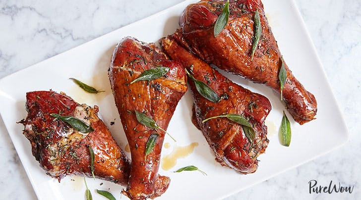 Roast Turkey Legs
 Maple Herb Roasted Turkey Legs Recipe PureWow