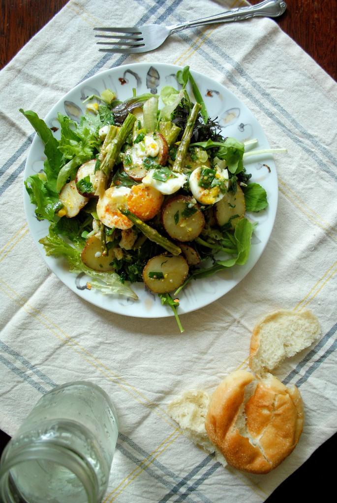 Roasted Asparagus Salad
 Roasted Asparagus Salad with Dijon Dressing Yin and Yolk