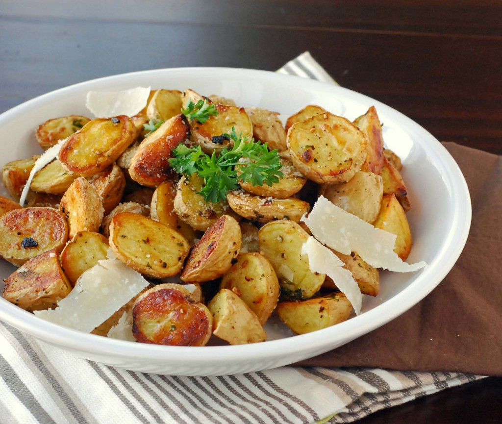Roasted Baby Potatoes Recipe
 Parmesan Roasted Baby Potatoes with Parsley