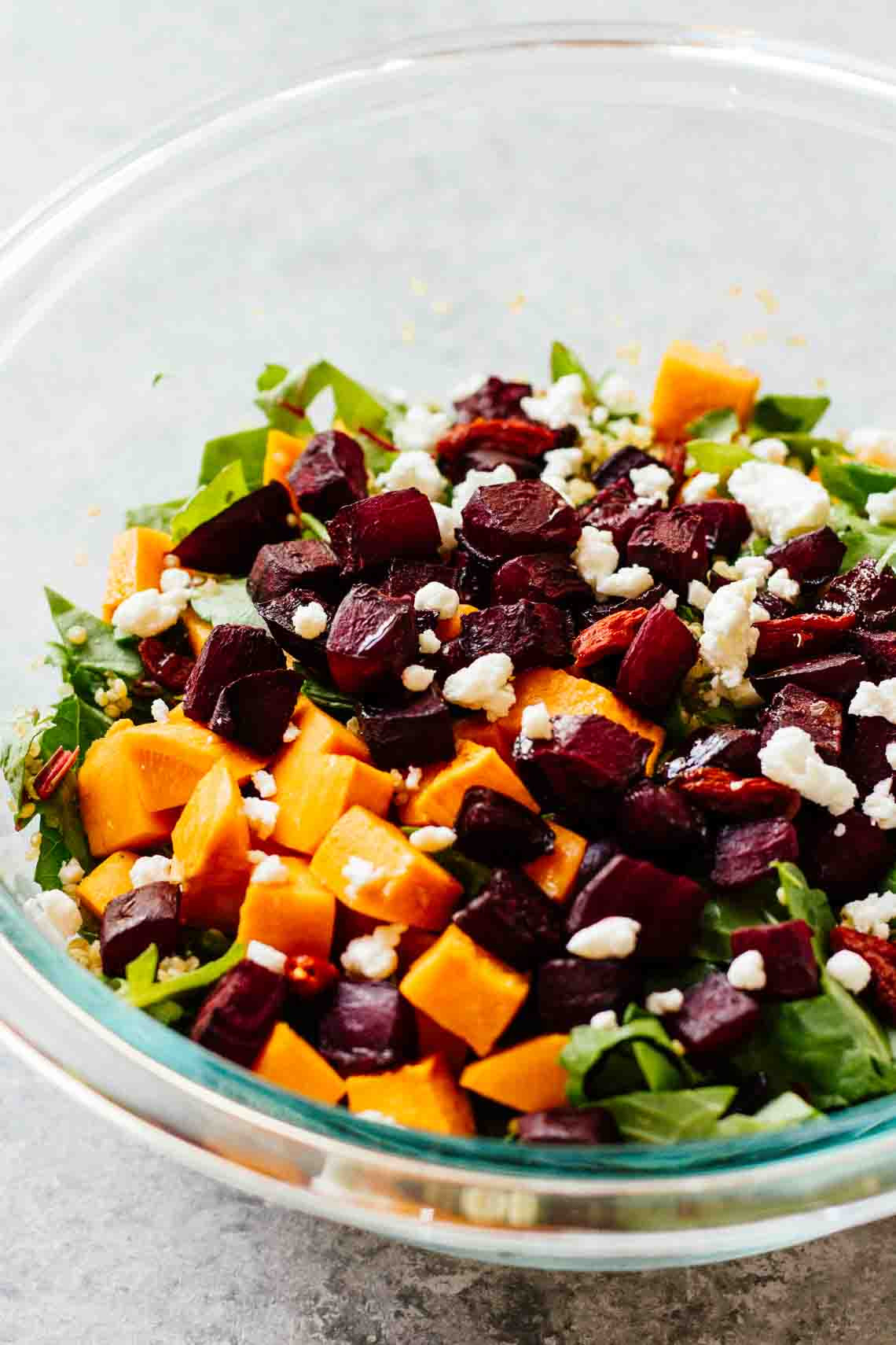 Roasted Beets And Sweet Potatoes
 Roasted Beets & Sweet Potato Salad