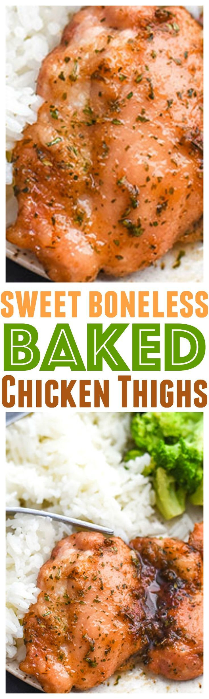 Roasted Boneless Chicken Thighs
 The 25 best Baked boneless chicken recipes ideas on