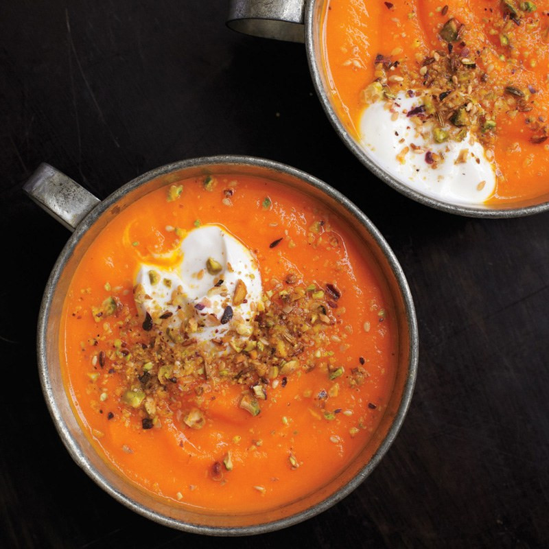 Roasted Carrot Soup
 Roasted Carrot Soup with Dukkah Spice and Yogurt recipe