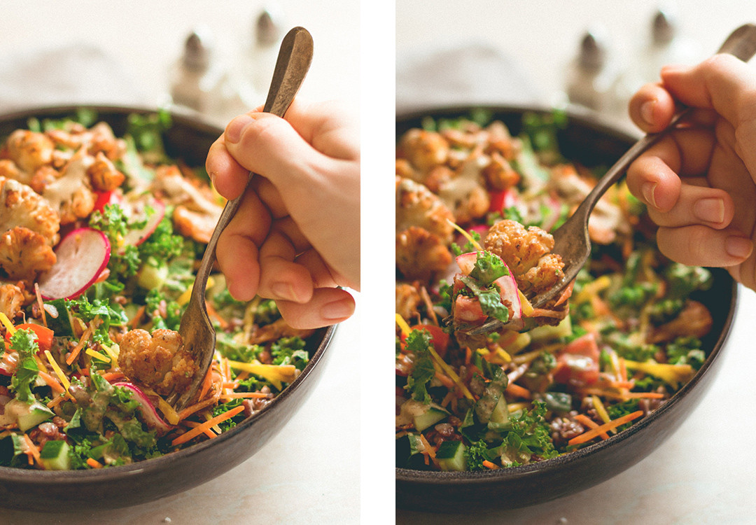 Roasted Cauliflower Salad
 Cajun Roasted Cauliflower Salad