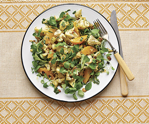 Roasted Cauliflower Salad
 Roasted Curried Cauliflower Salad with Orange and Tarragon