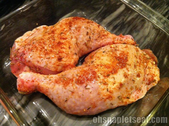 Roasted Chicken Leg Quarters
 Easy Spice Roasted Chicken Leg Quarters Oh Snap Let s Eat
