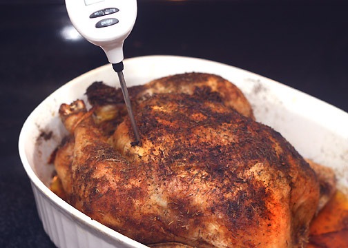 Roasted Chicken Temperature
 roast chicken internal temperature