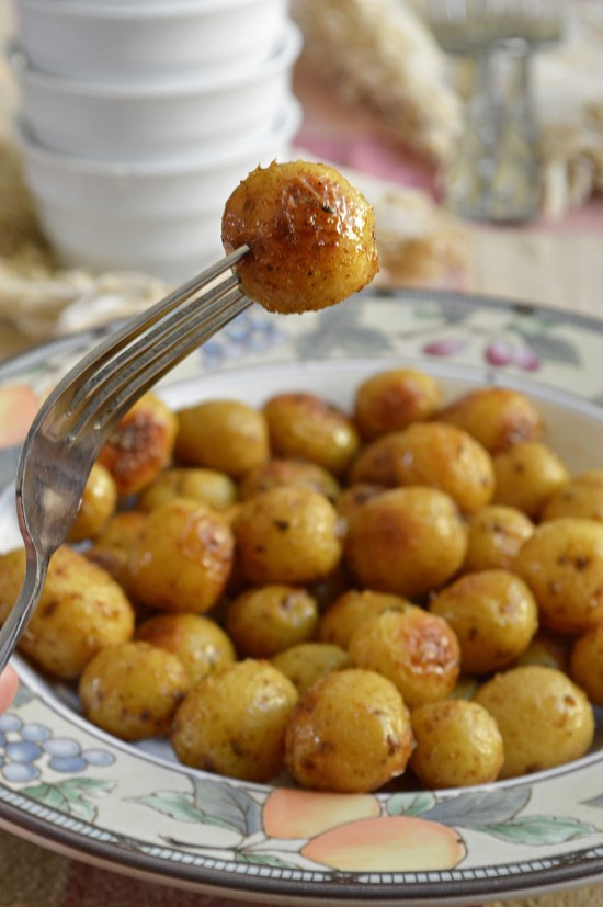 Roasted Gold Potatoes
 Roasted California Baby Gold Potatoes Breezy Bakes