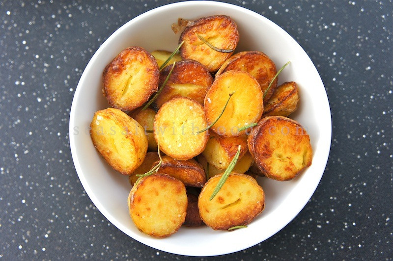 Roasted Gold Potatoes
 Seasaltwithfood Roasted Nug Potatoes