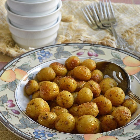 Roasted Gold Potatoes
 Roasted California Baby Gold Potatoes Breezy Bakes
