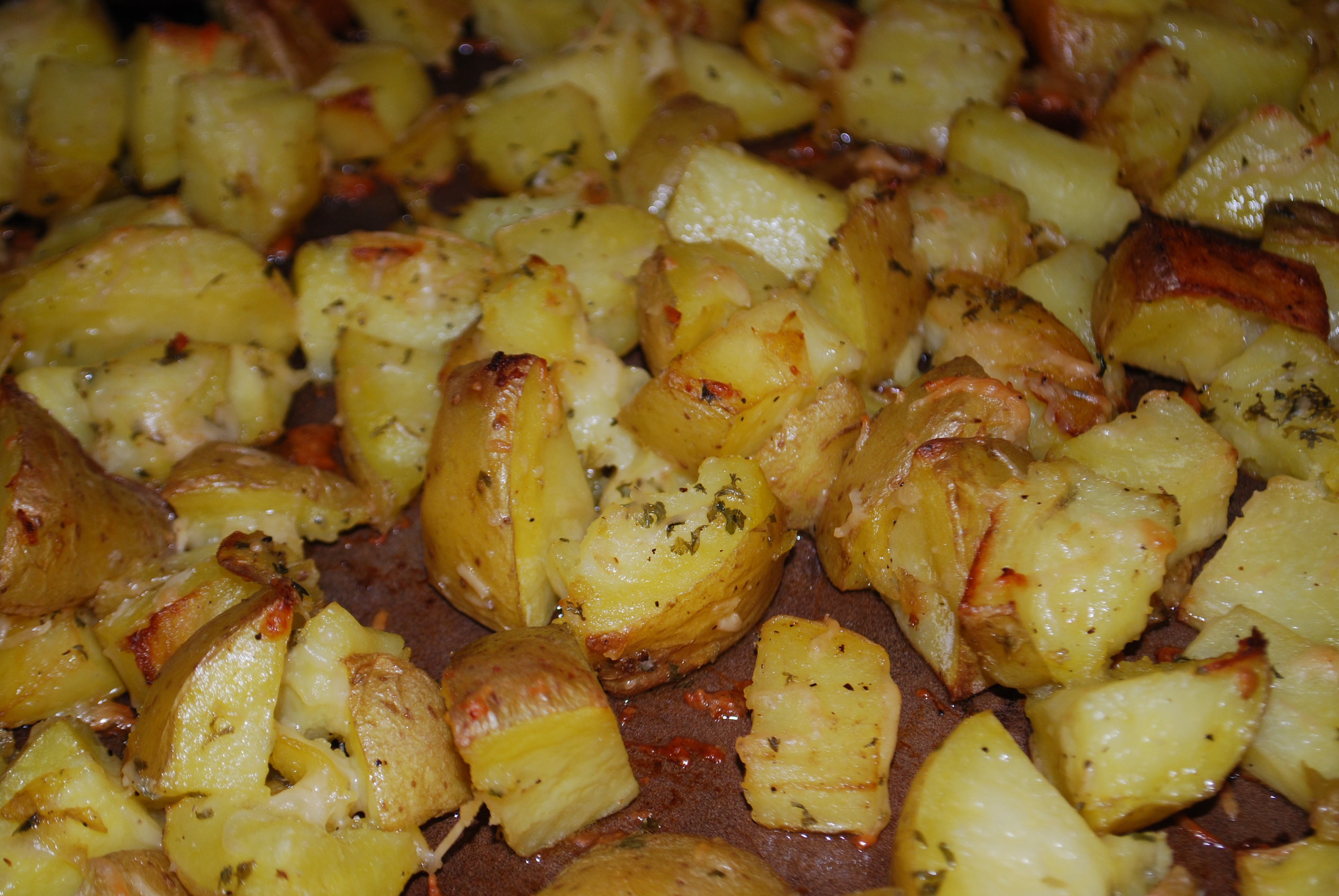 Roasted Parmesan Potatoes
 15 000 Fitbit Steps by 9am Recipe Parmesan Roasted