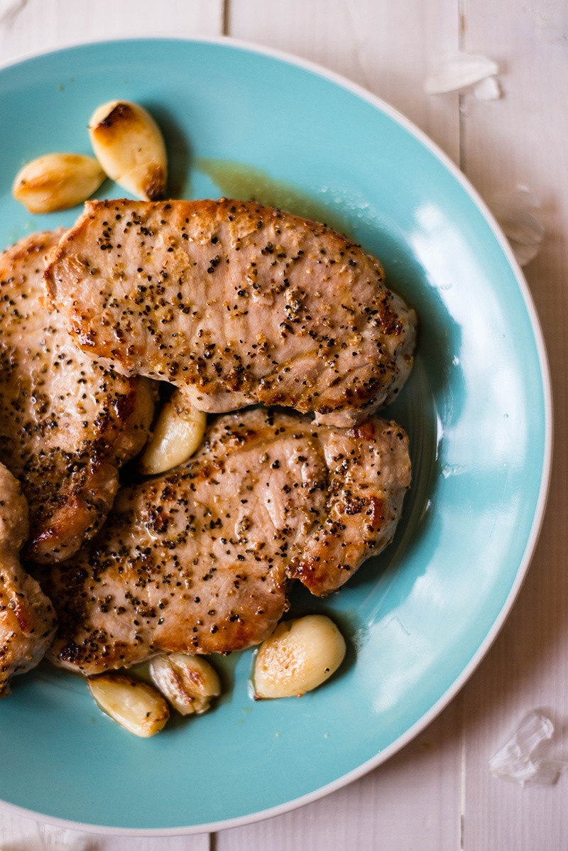 Roasted Pork Chops
 Garlic Roasted Pork Chops • A Sweet Pea Chef