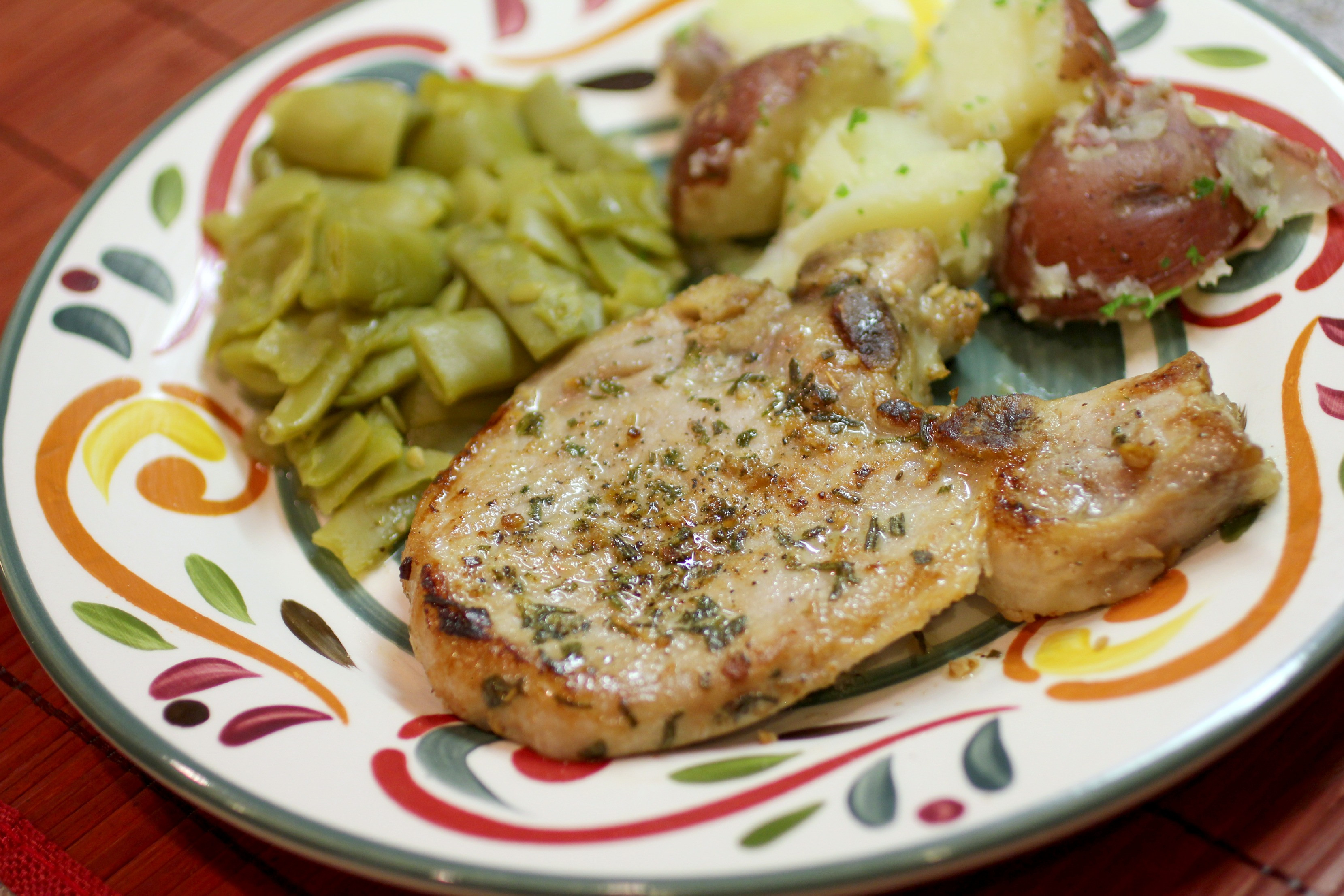 Roasted Pork Chops
 Tuscan Herb Roasted Pork Chops