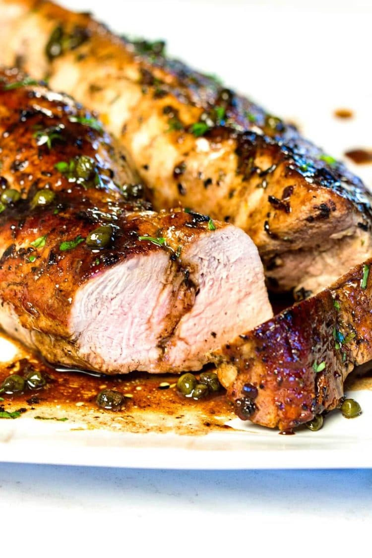 Roasted Pork Loin
 balsamic pork tenderloin marinade