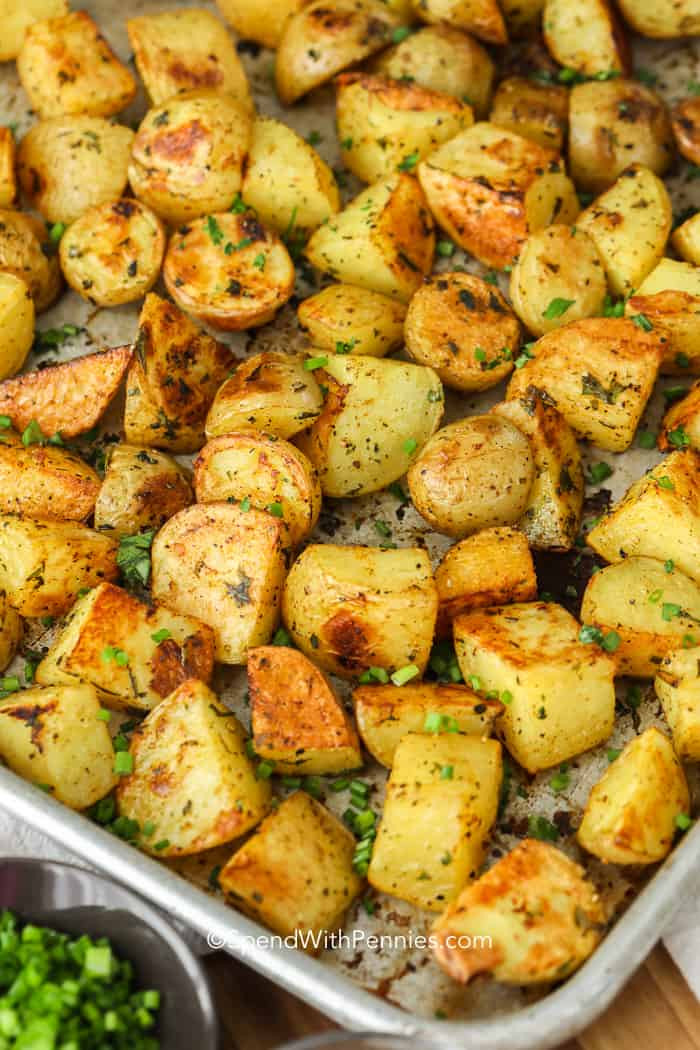 Roasted Potato Recipes
 Oven Roasted Potatoes Perfect Side Dish  Spend with