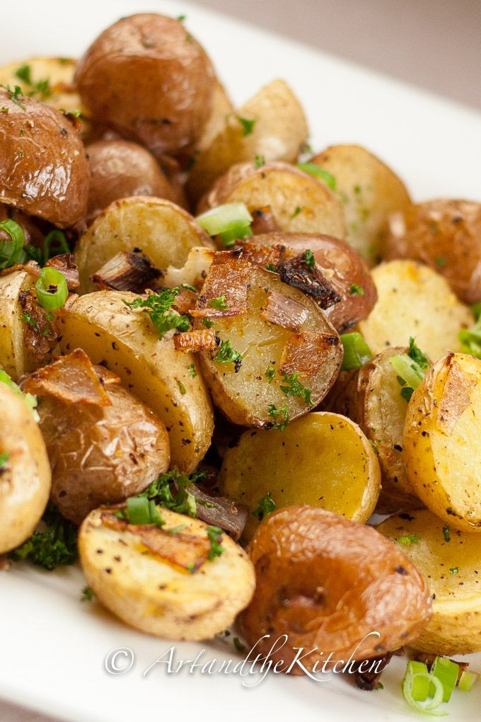 Roasted Potato Recipes
 Oven Roasted New Potatoes Recipe — Dishmaps