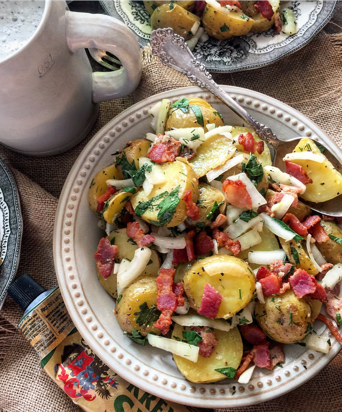 Roasted Potato Salad
 German Roasted Potato Salad