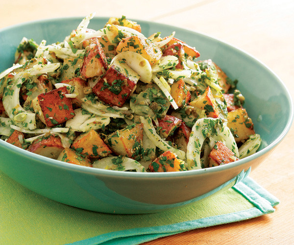 Roasted Potato Salad
 Roasted Potato Salad with Shaved Fennel & Salsa Verde