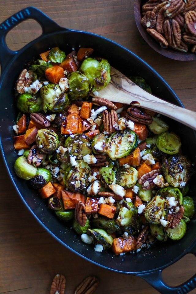 Roasted Potatoes And Brussel Sprouts
 Roasted Brussels Sprouts Sweet Potatoes And Bacon Recipe