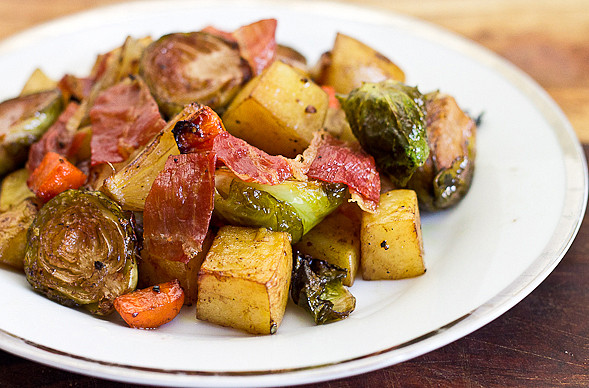 Roasted Potatoes And Brussel Sprouts
 Roasted Brussels Sprouts and Potatoes A Quick e Pot