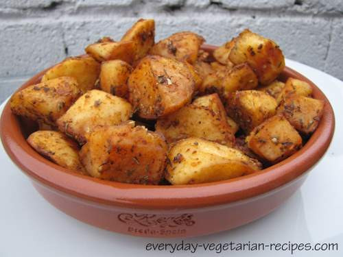 Roasted Russet Potatoes
 roasted russet potatoes and onions