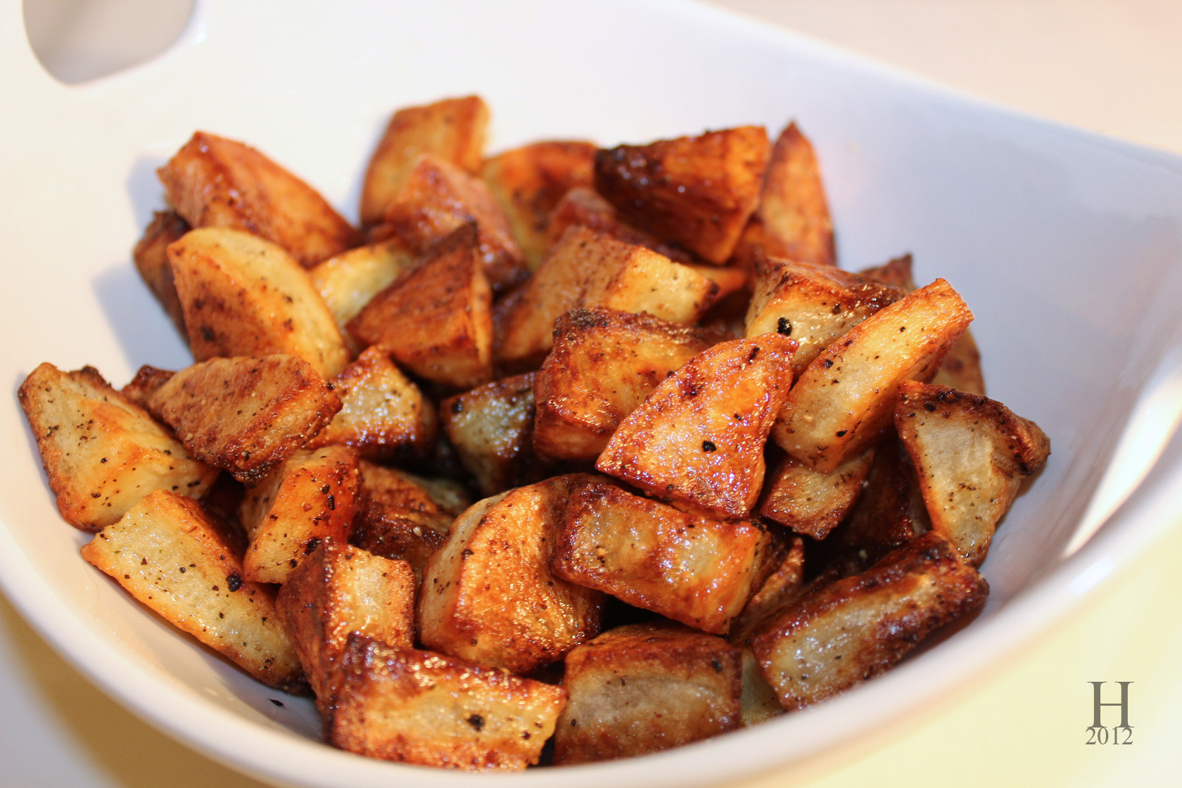Roasted Russet Potatoes
 roasted russet potatoes and onions