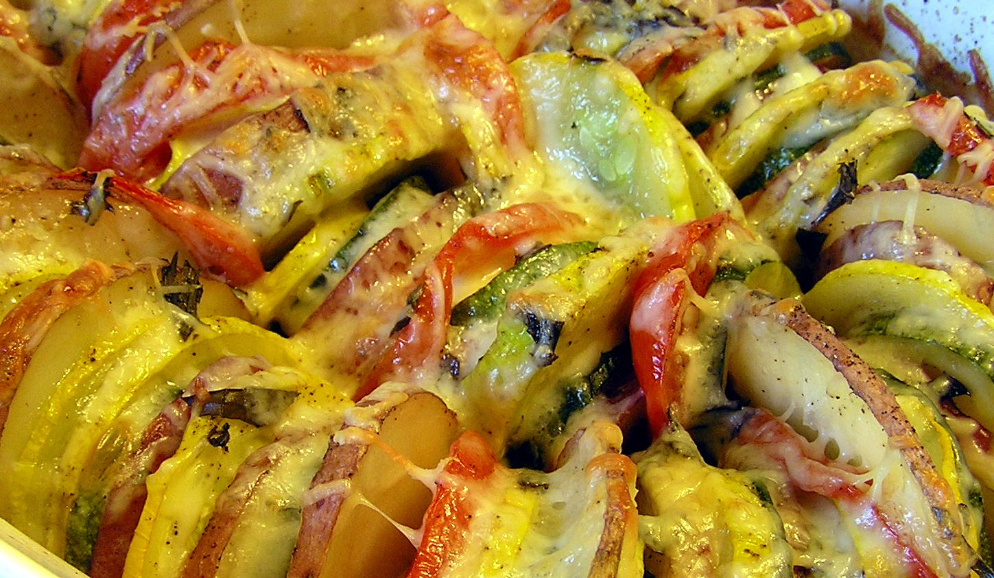 Roasted Summer Vegetables
 Roasted Summer Ve able Tian