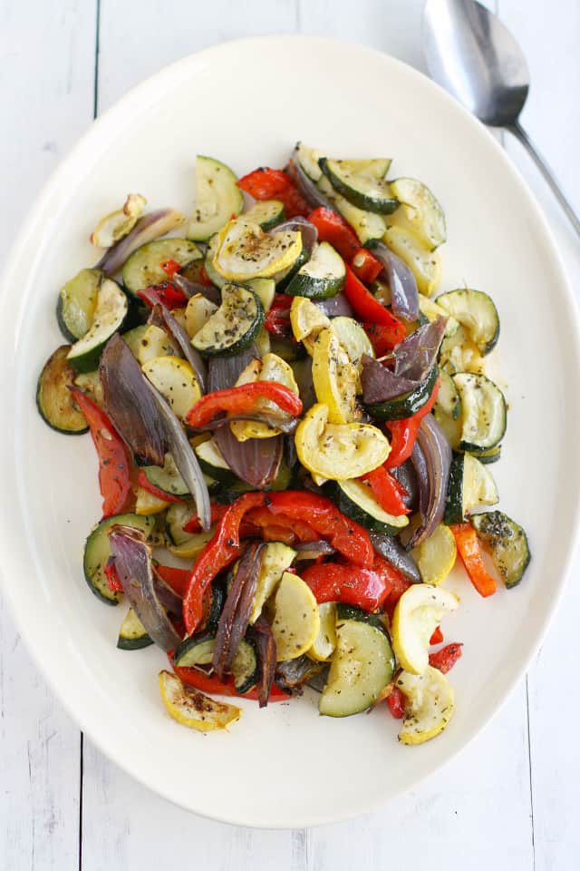 Roasted Summer Vegetables
 Roasted Summer Ve ables The Pretty Bee