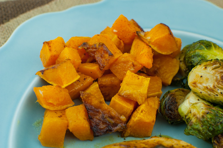 Roasted Sweet Potato Chunks
 Roasted Sweet Potato Chunks