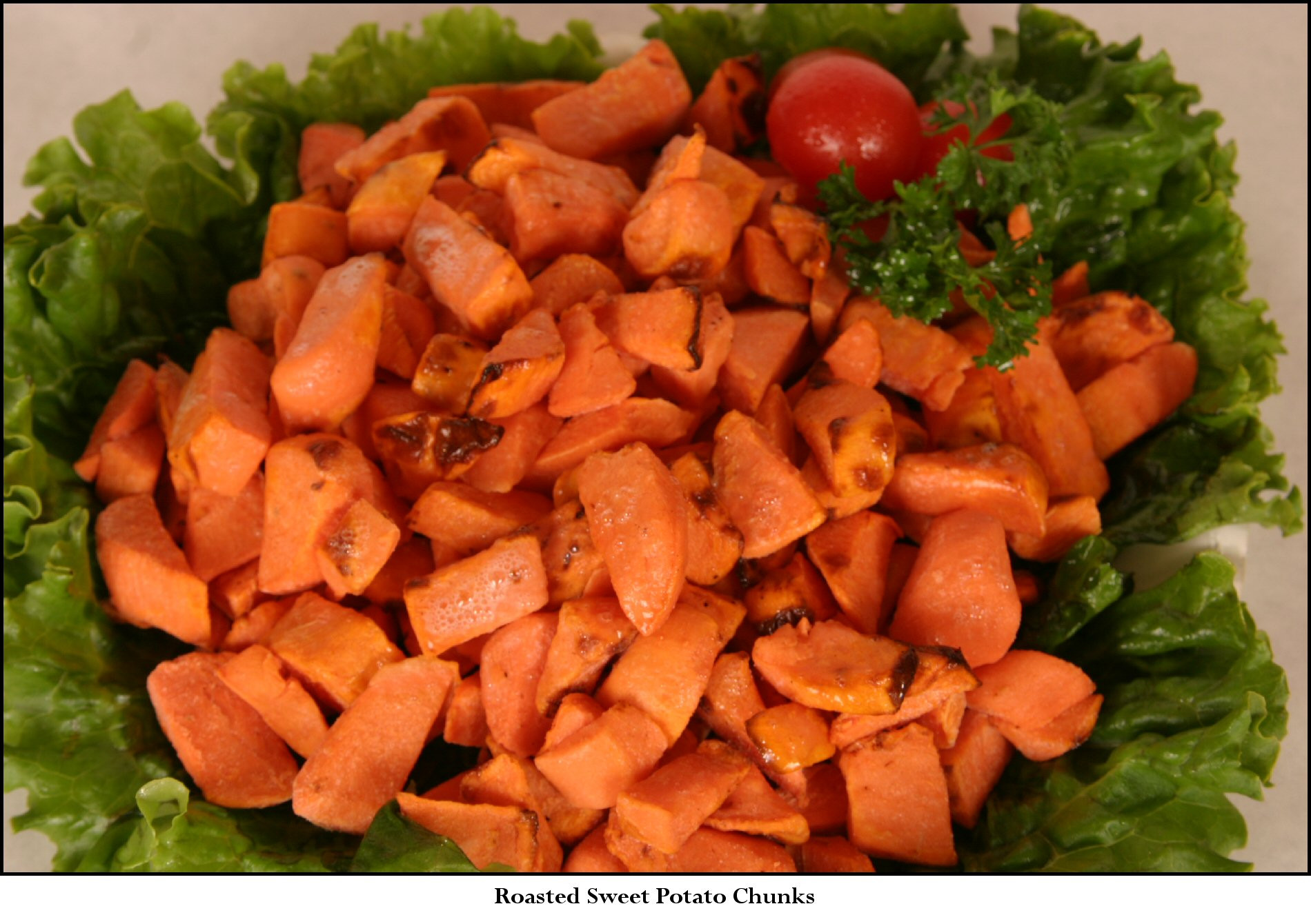 Roasted Sweet Potato Chunks
 Potato Varieties