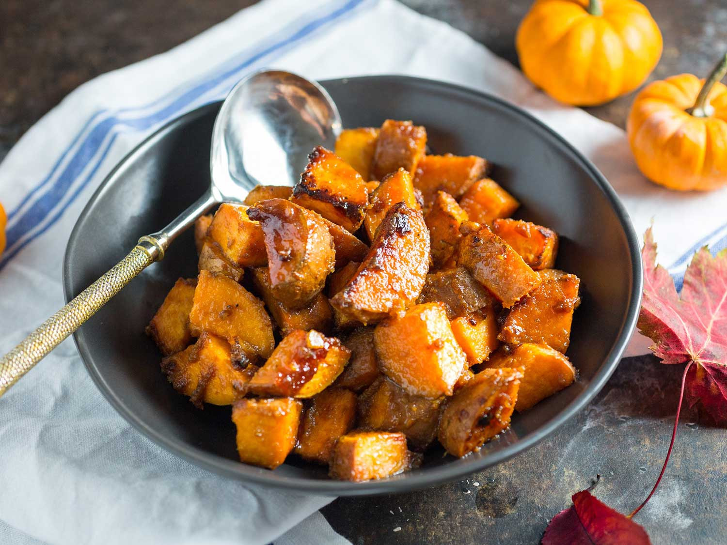 Roasted Sweet Potato Recipe
 Roasted Sweet Potatoes With Miso Butter and Maple Recipe