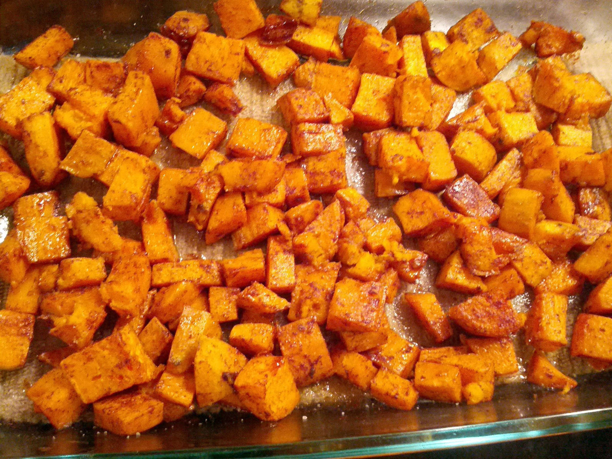 Roasted Sweet Potato Recipe
 Roasted Spiced Sweet Potatoes