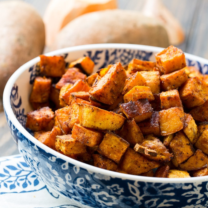 Roasted Sweet Potatoes
 Spicy Sweet Roasted Sweet Potatoes Spicy Southern Kitchen