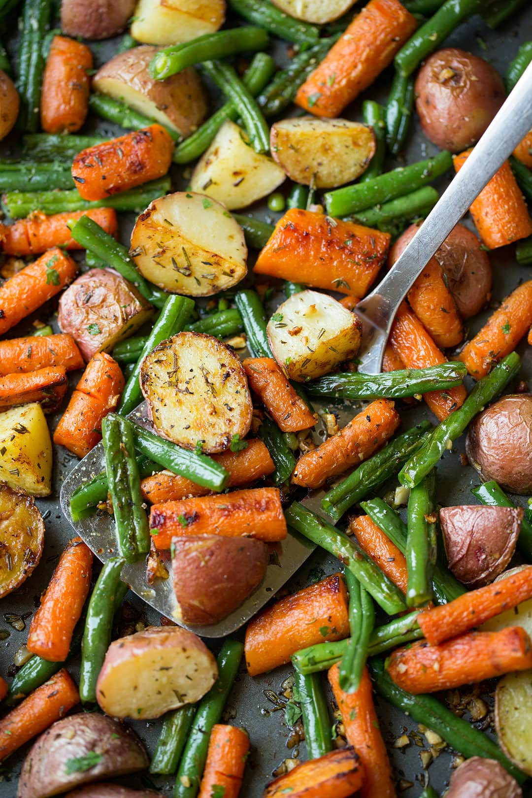 Roasted Sweet Potatoes And Carrots
 Roasted Ve ables with Garlic and Herbs Cooking Classy