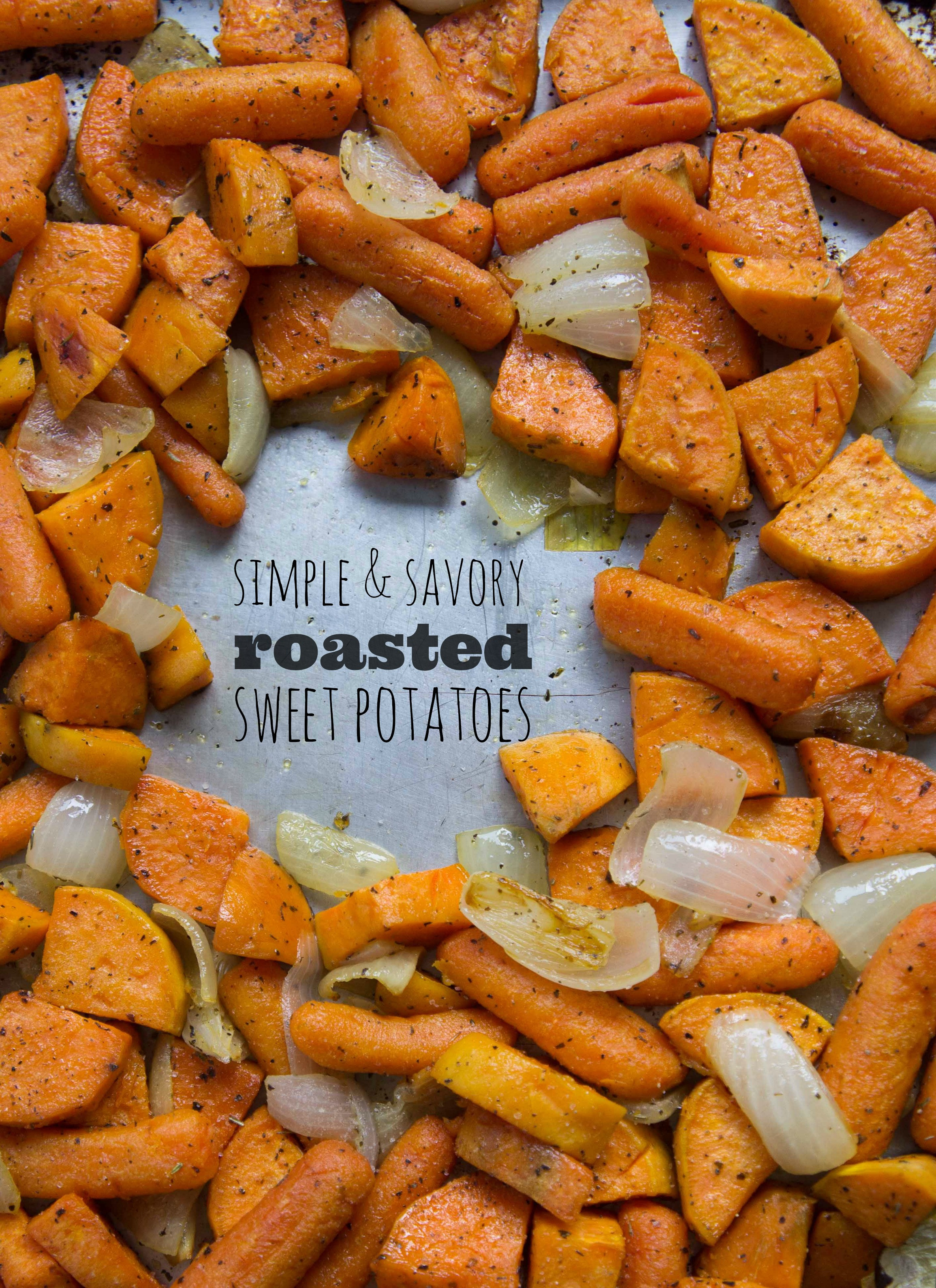 Roasted Sweet Potatoes And Carrots
 Simple and Savory Roasted Sweet Potatoes and Carrots