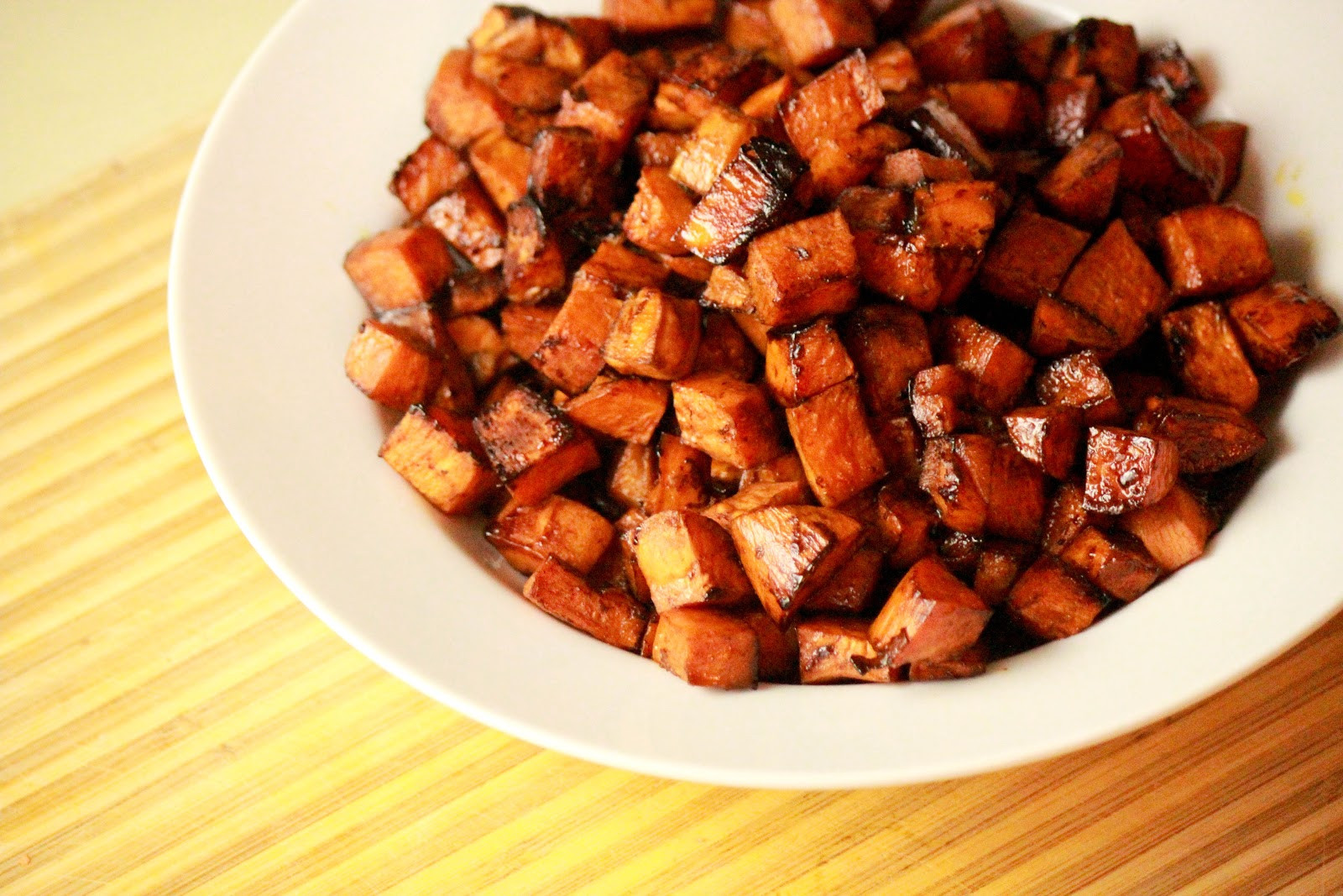 Roasted Sweet Potatoes Brown Sugar
 From Dahlias to Doxies Roasted Balsamic Sweet Potatoes