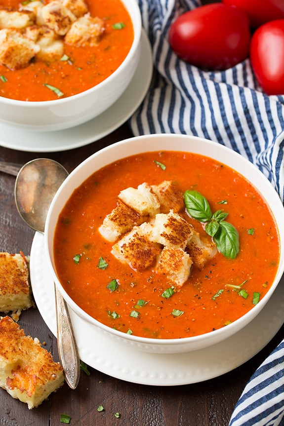 Roasted Tomato Soup Recipe
 Roasted Tomato Basil Soup Cooking Classy